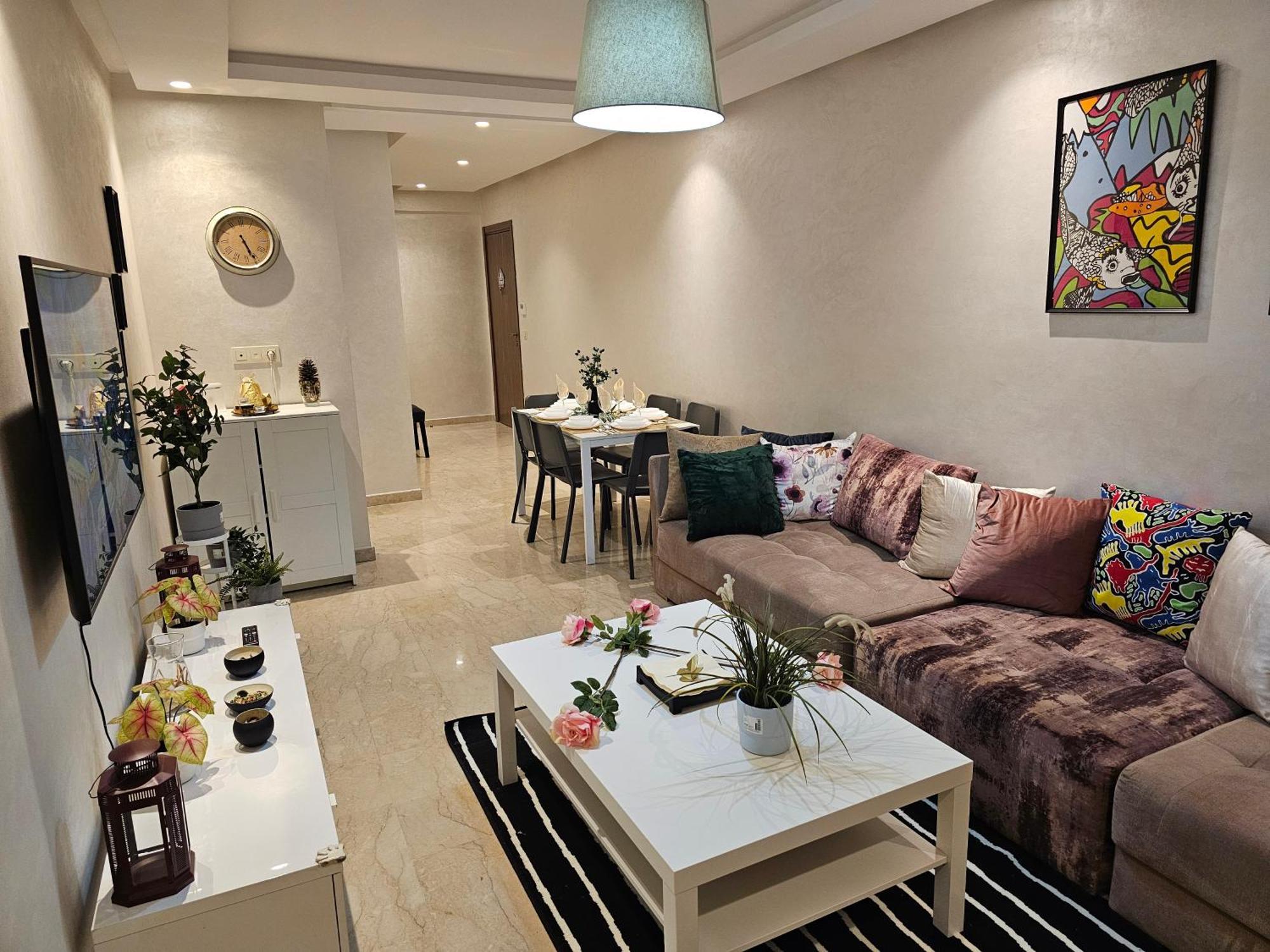 Luxury Living 3 Bedroom With Garden Terrace And Private Balcony * Casablanca